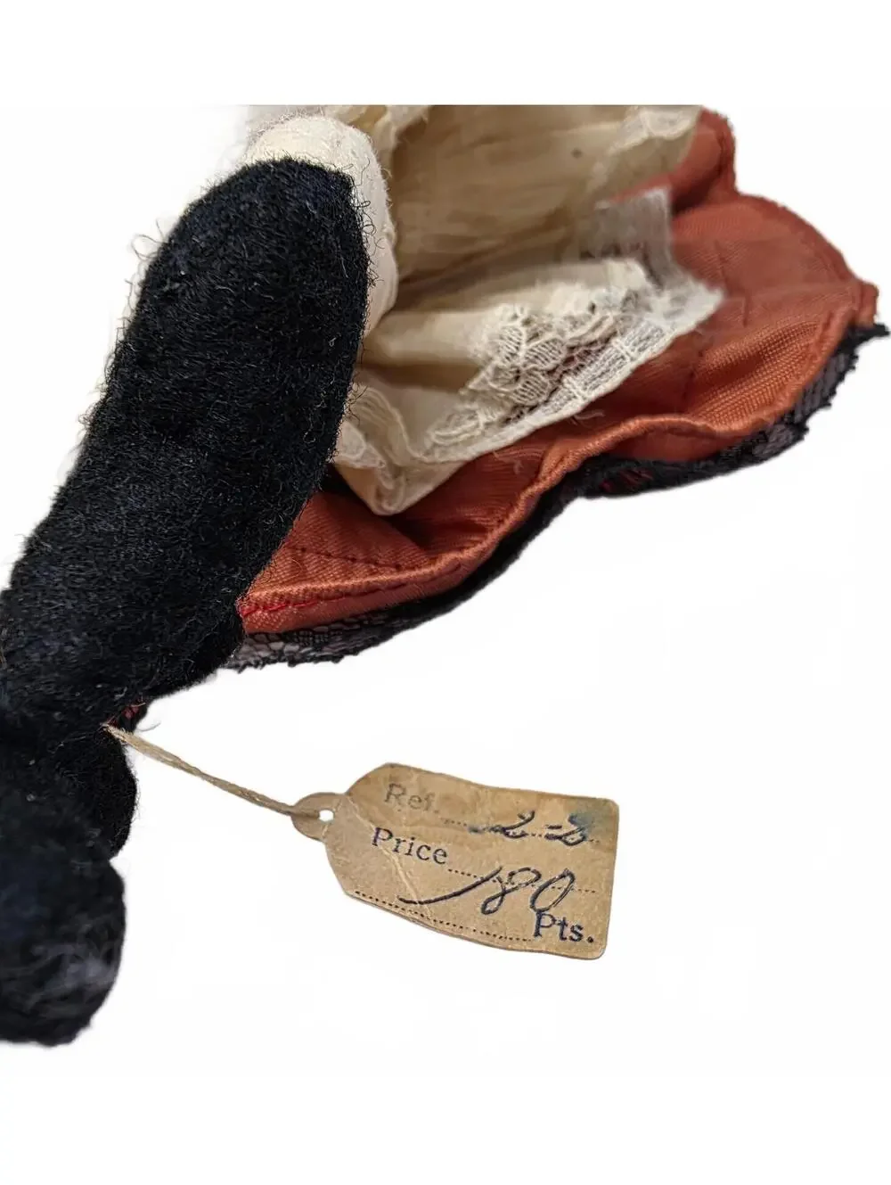 Vintage Spanish Flamenco Dancer Cloth Doll Madrid Tag 11.75 Inch